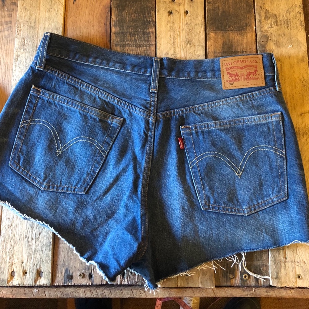 Levi's Blue Jean Shorts